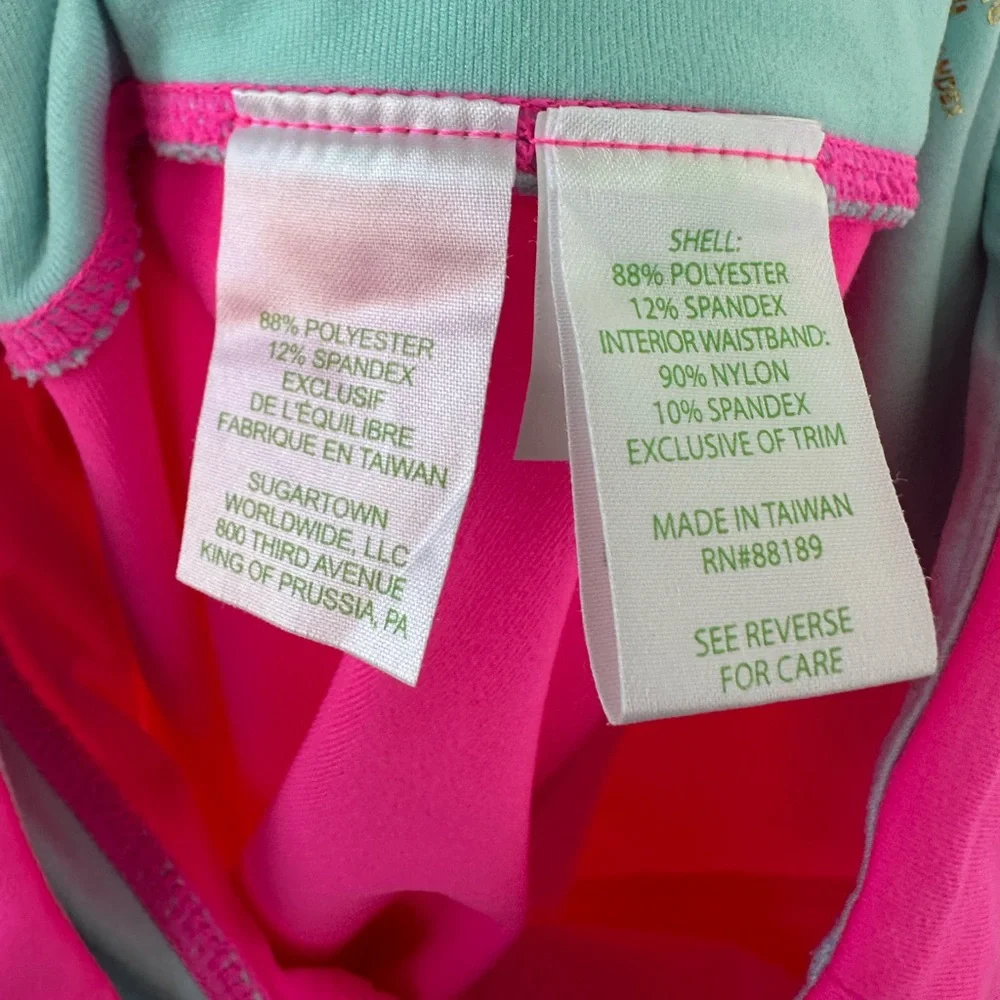 Lilly Pulitzer Luxletic Pull On Leggings Pink Small - Picture 8 of 9